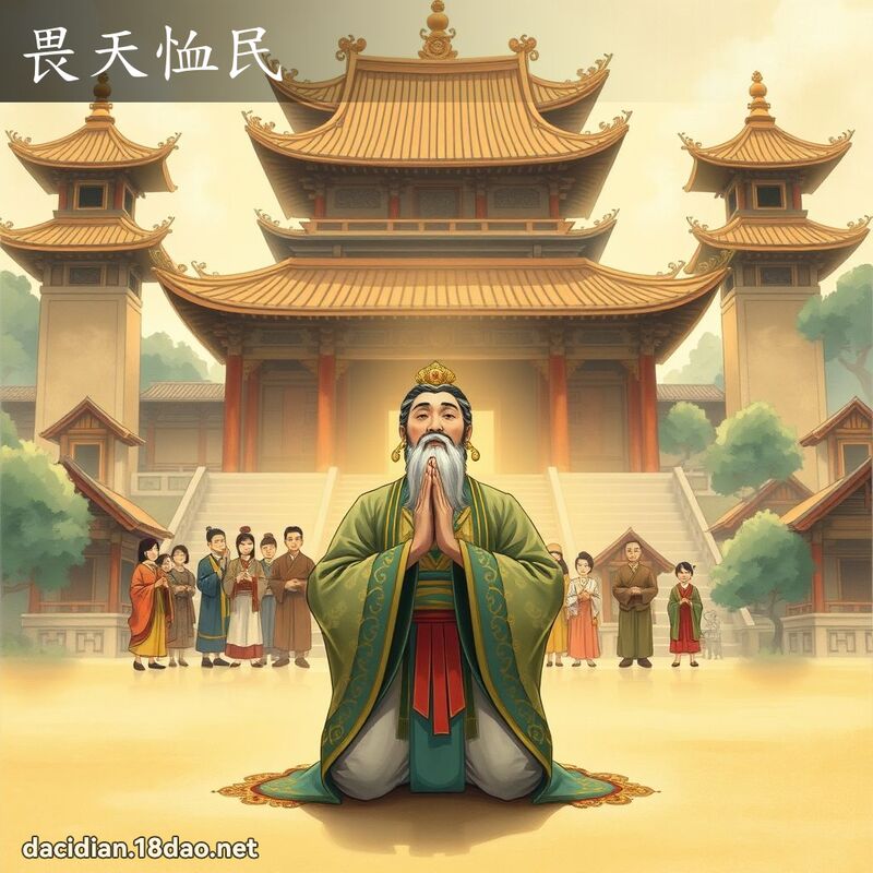 畏天恤民 - 國語大辭典配圖