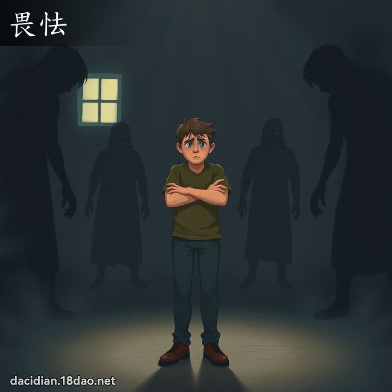 畏怯 - 國語大辭典配圖