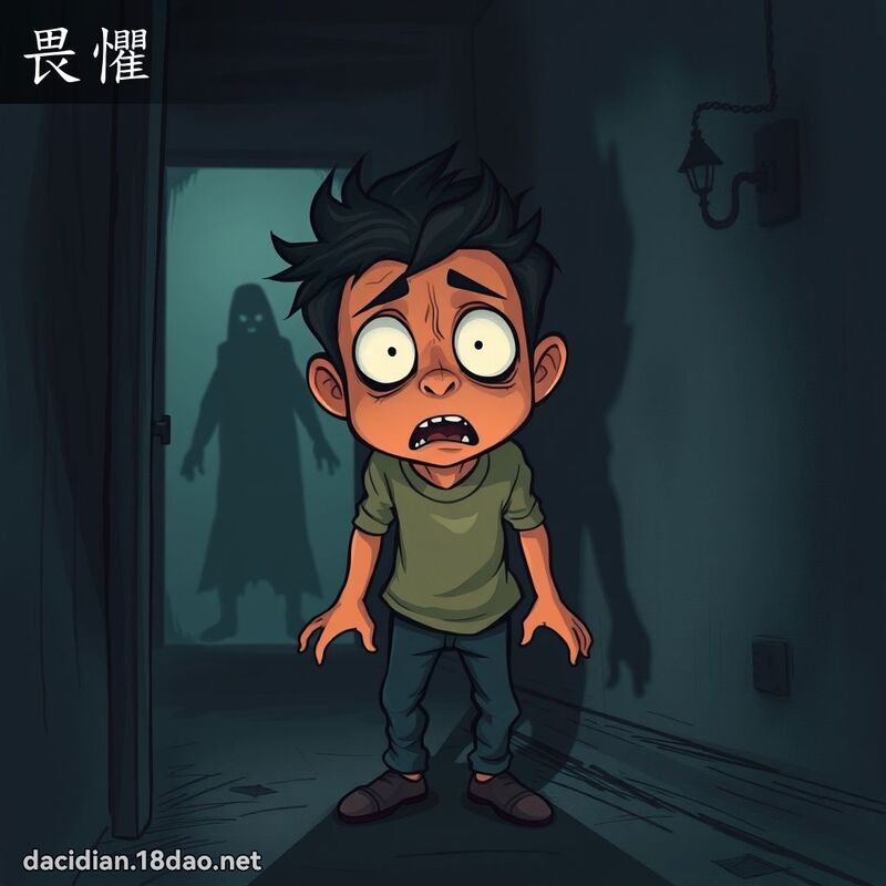 畏懼 - 國語大辭典配圖