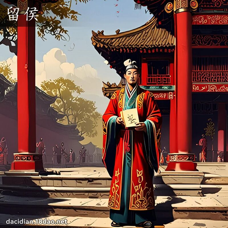 留侯 - 國語大辭典配圖