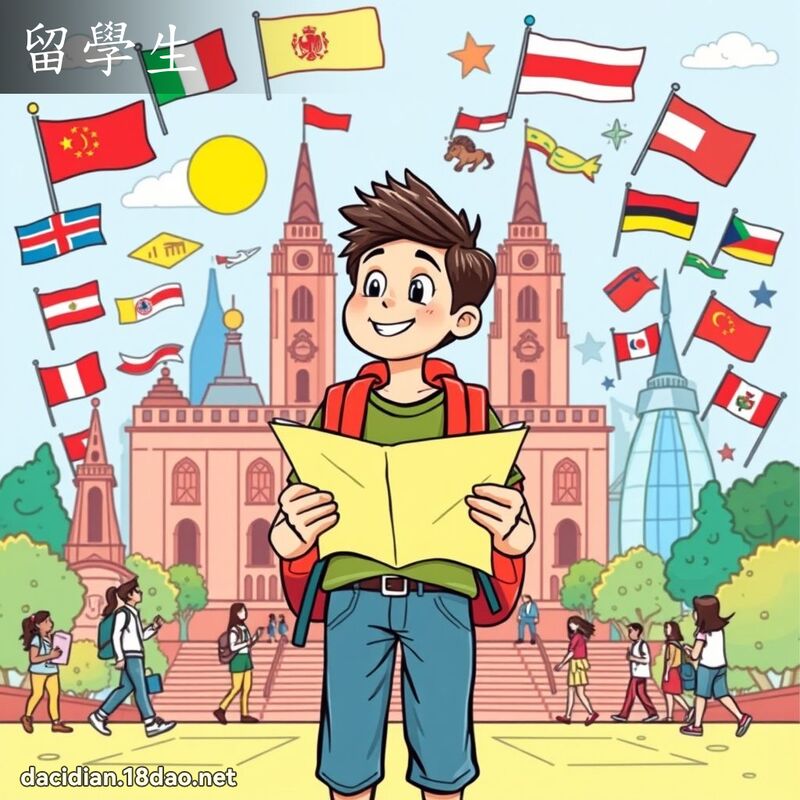 留学生 - 国语大辞典配图