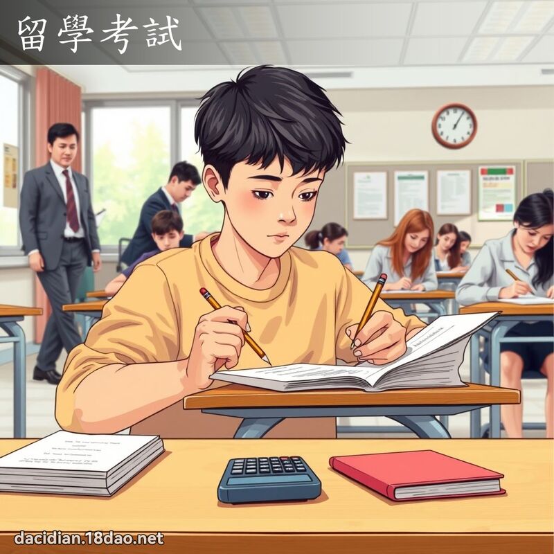 留學考試 - 國語大辭典配圖