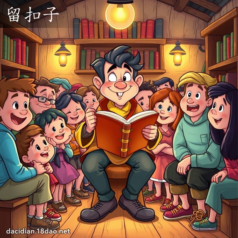 留扣子 - 國語大辭典配圖