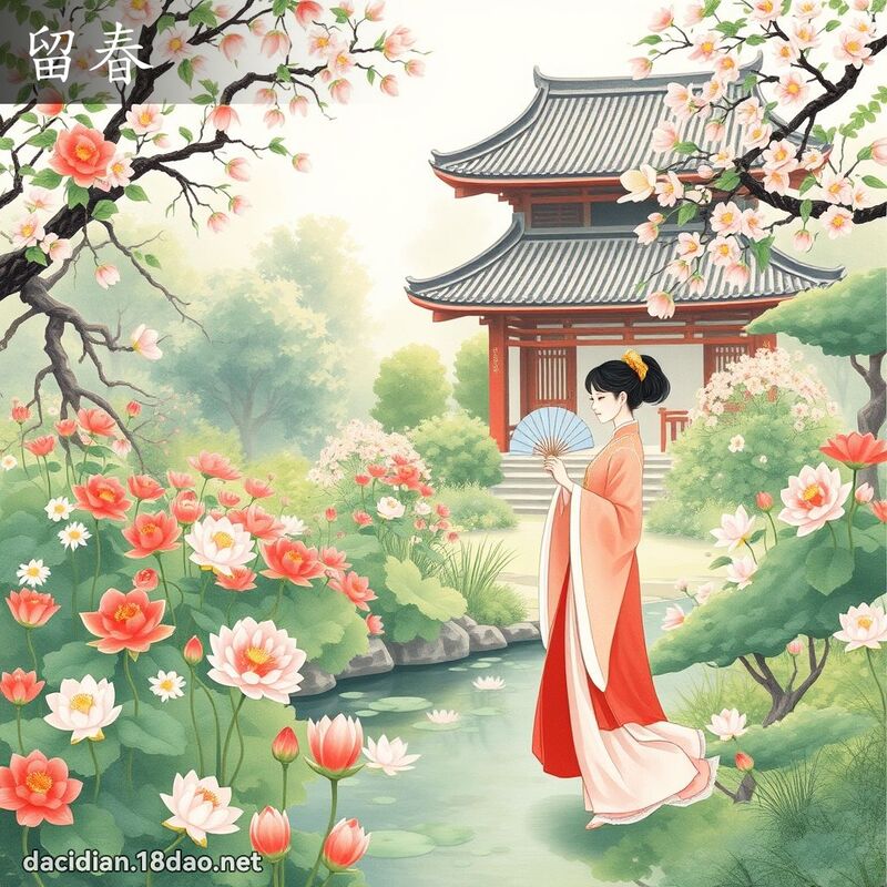 留春 - 国语大辞典配图