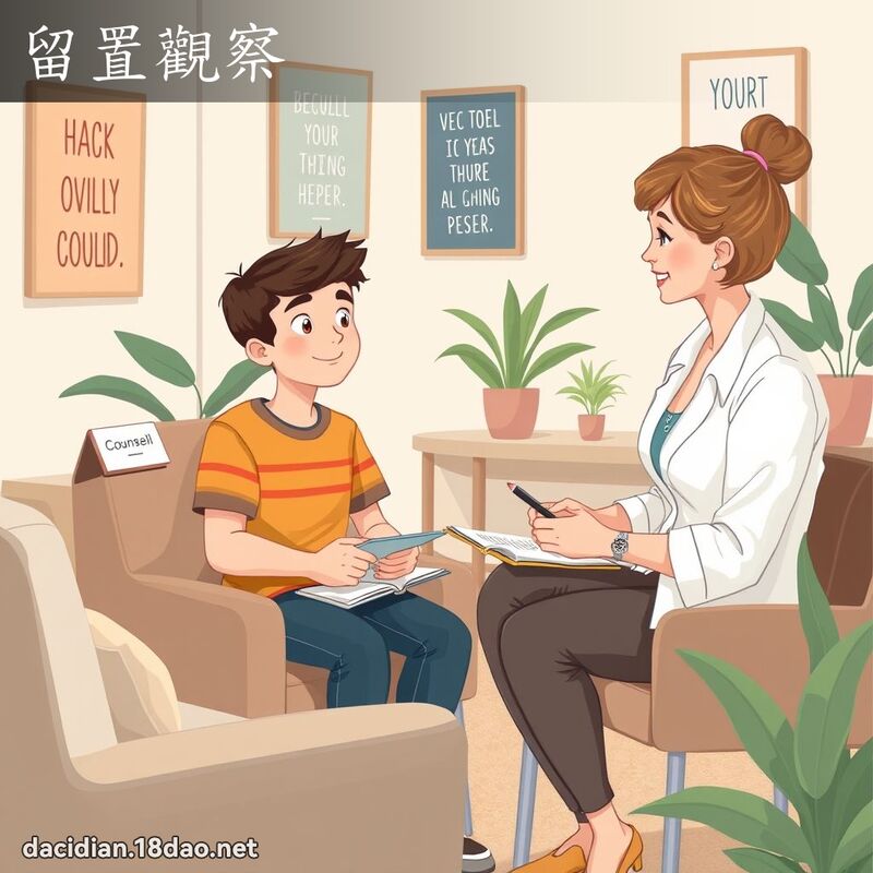 留置觀察 - 國語大辭典配圖