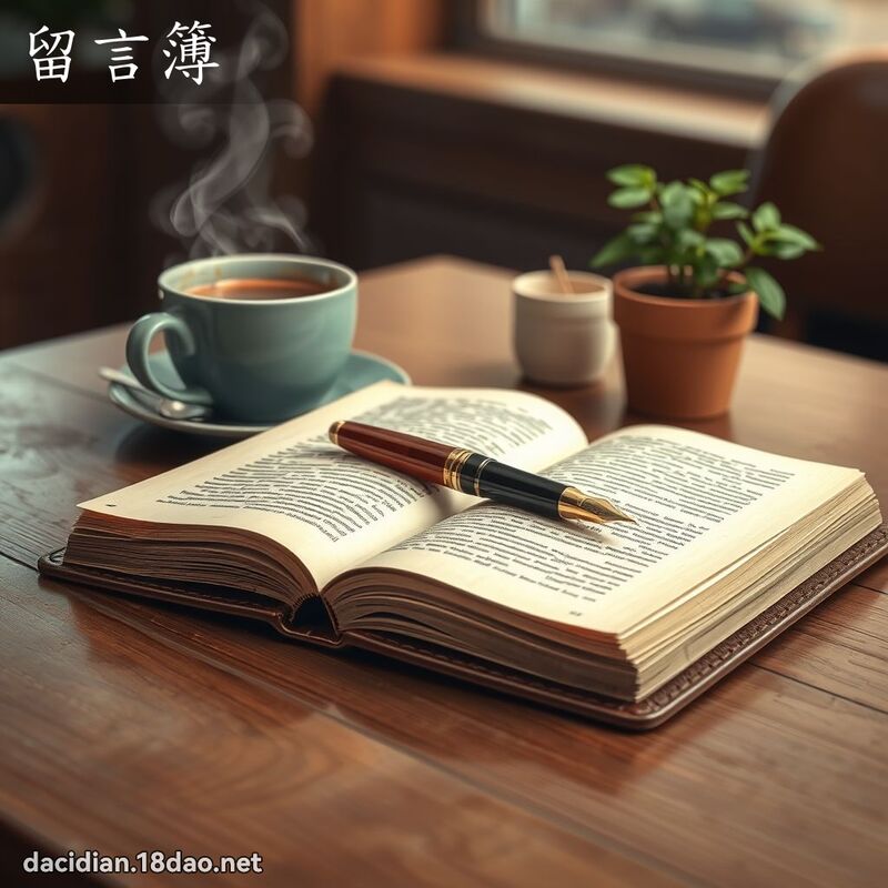 留言簿 - 國語大辭典配圖