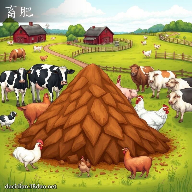 畜肥 - 国语大辞典配图