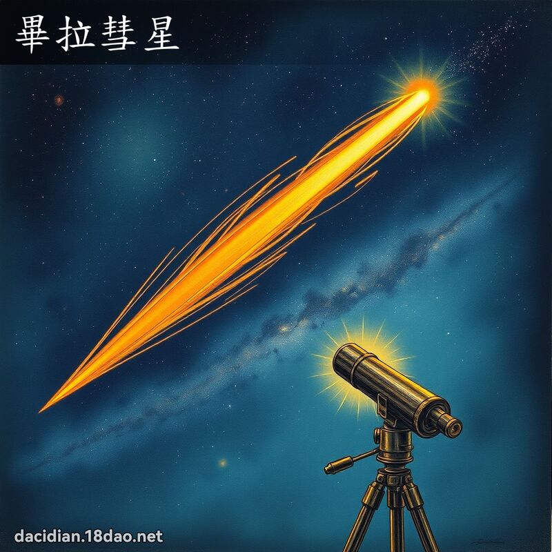 畢拉彗星 - 國語大辭典配圖