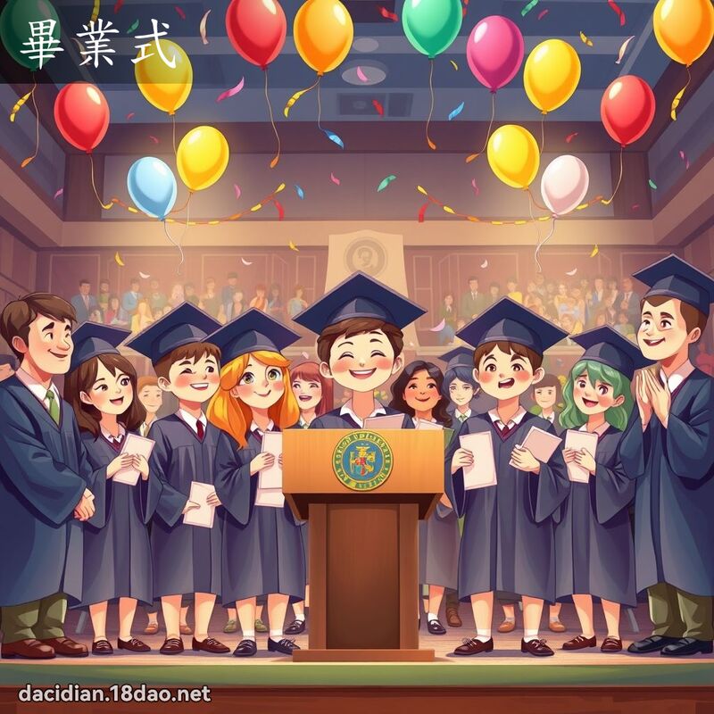 毕业式 - 国语大辞典配图