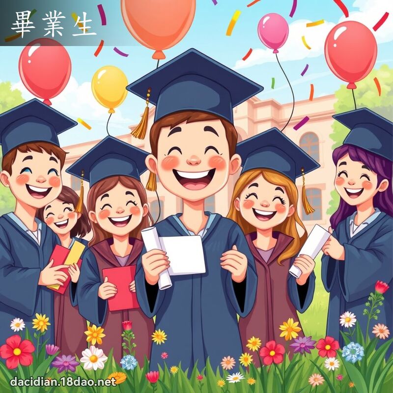 畢業生 - 國語大辭典配圖