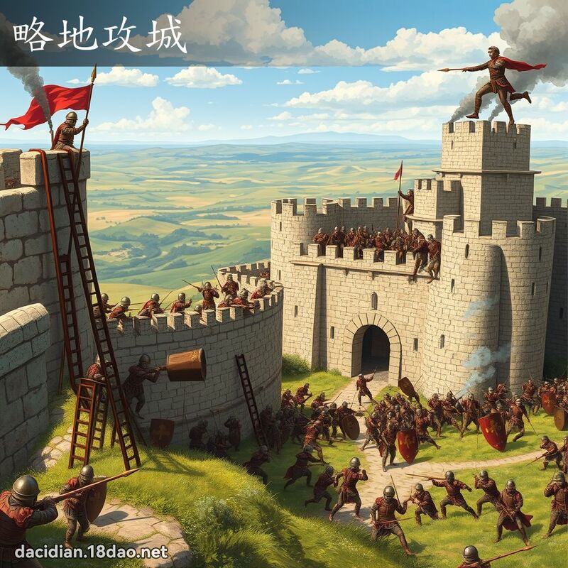 略地攻城 - 國語大辭典配圖