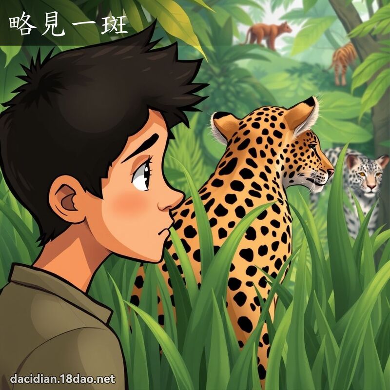 略見一斑 - 國語大辭典配圖
