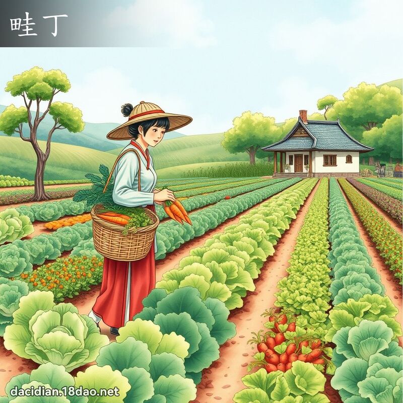 畦丁 - 國語大辭典配圖