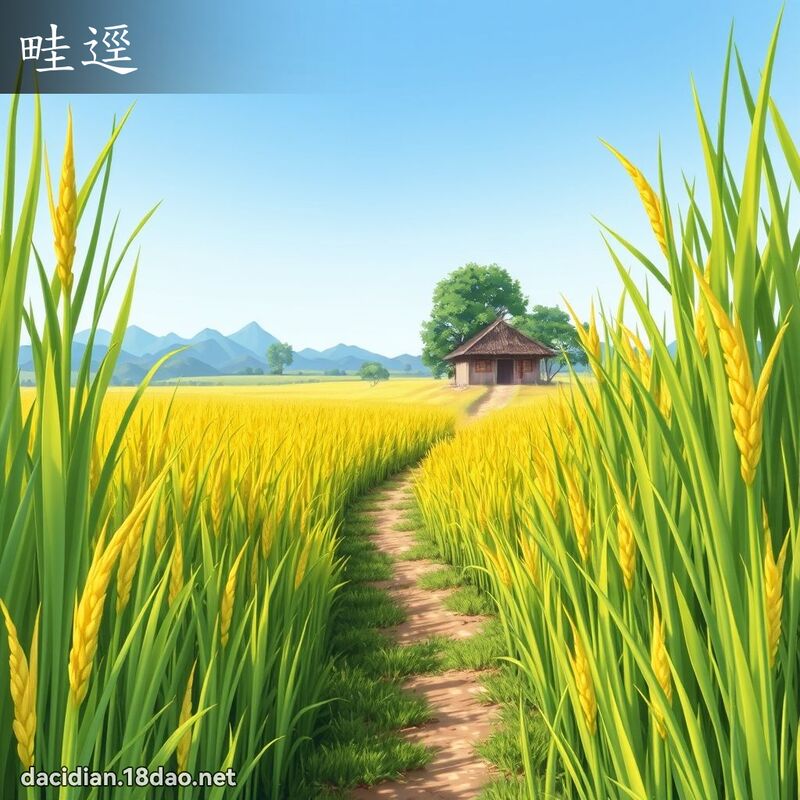畦逕 - 國語大辭典配圖