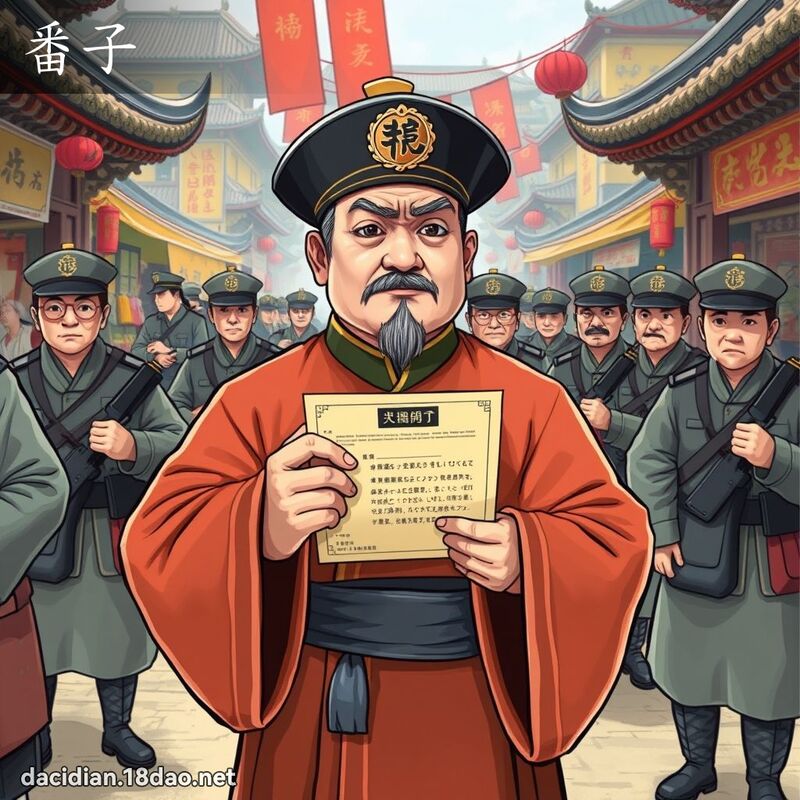 番子 - 國語大辭典配圖