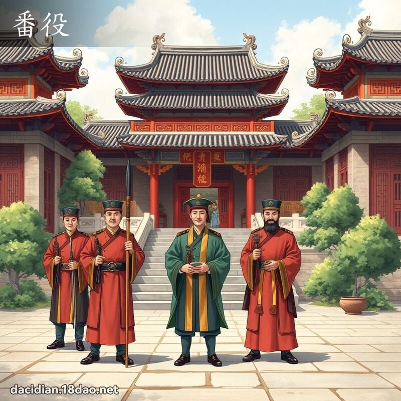 番役 - 國語大辭典配圖