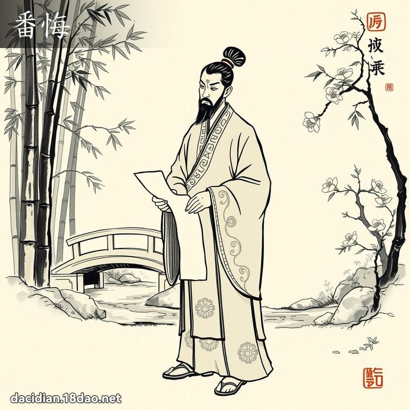番悔 - 國語大辭典配圖