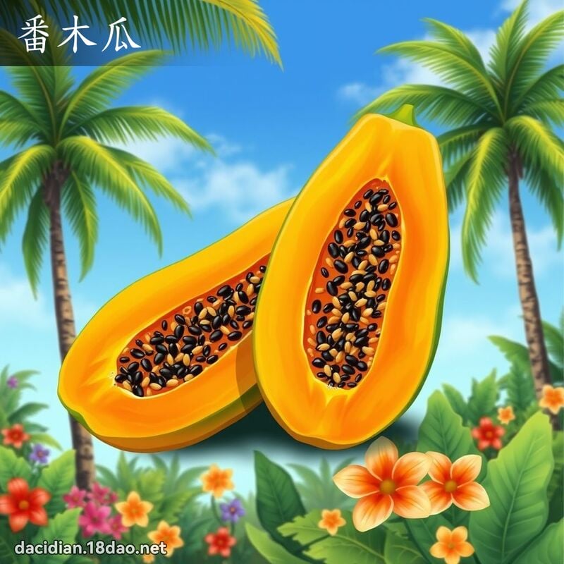 番木瓜 - 國語大辭典配圖