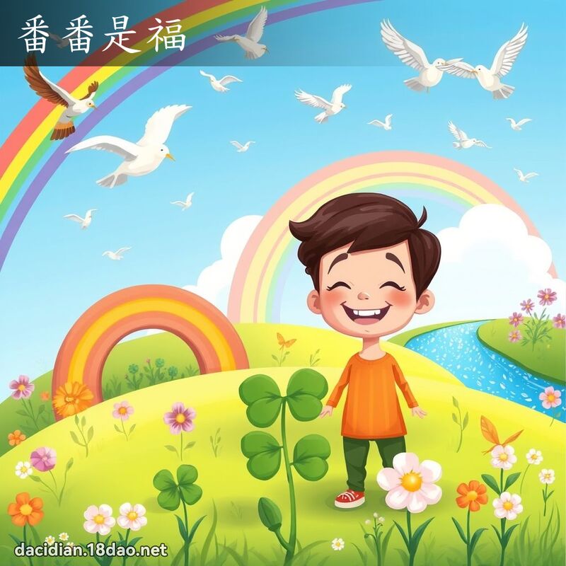 番番是福 - 國語大辭典配圖