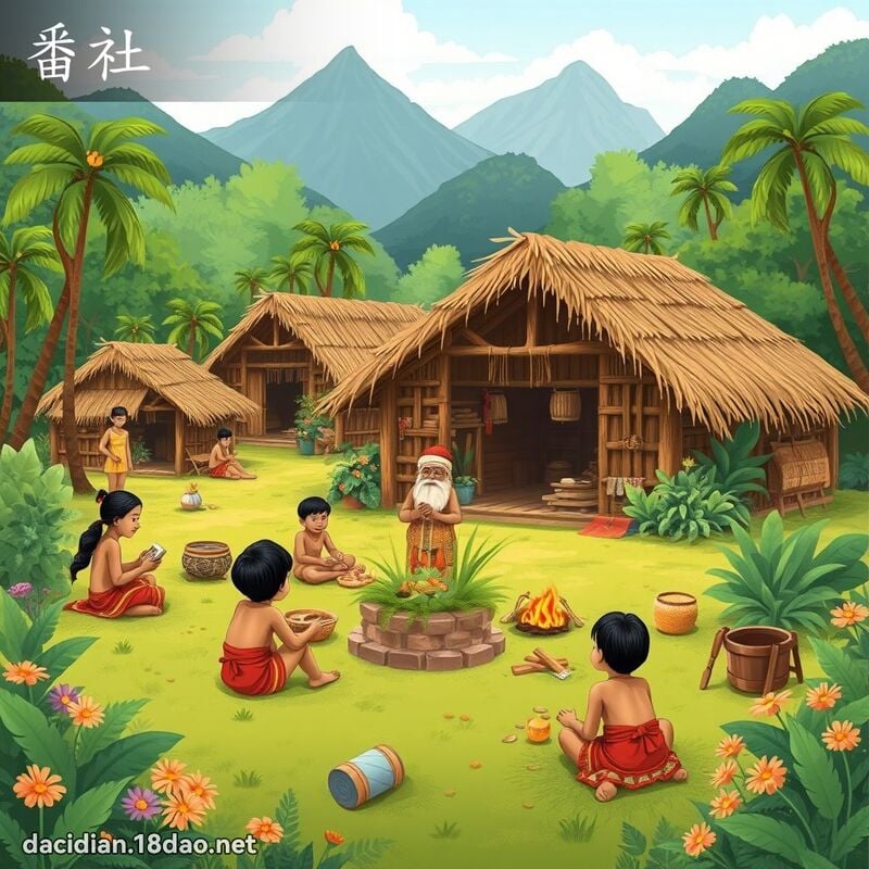 番社 - 國語大辭典配圖