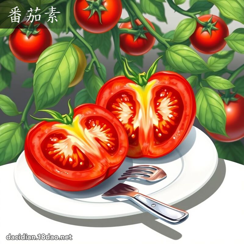 番茄素 - 國語大辭典配圖