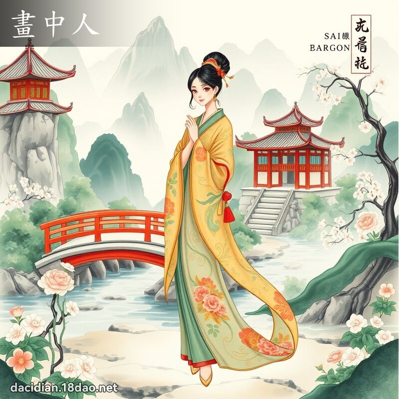 畫中人 - 國語大辭典配圖