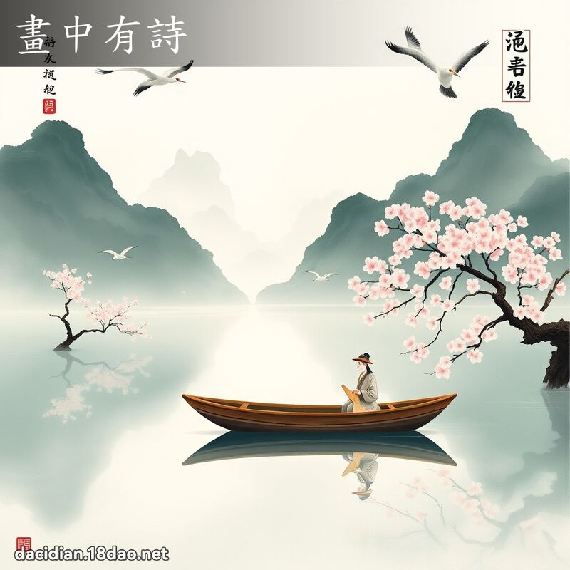 画中有诗 - 国语大辞典配图