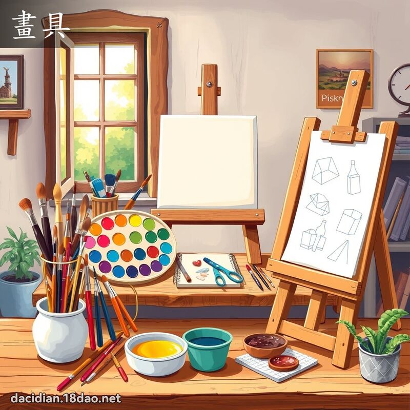 畫具 - 國語大辭典配圖