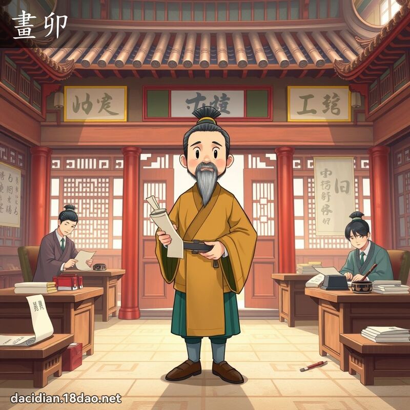 画卯 - 国语大辞典配图