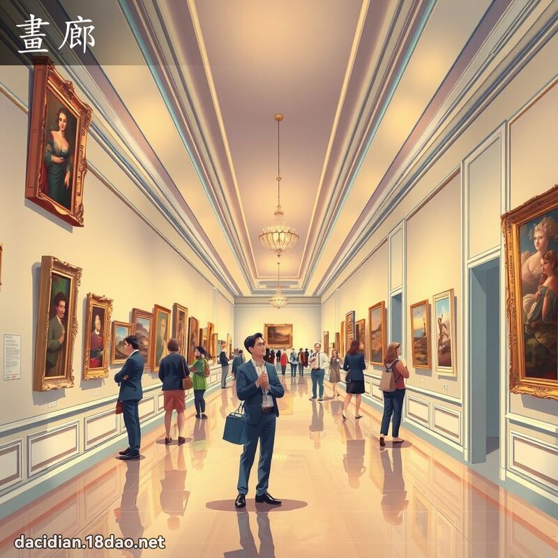 画廊 - 国语大辞典配图