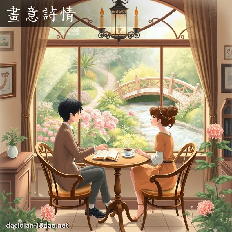 畫意詩情 - 國語大辭典配圖