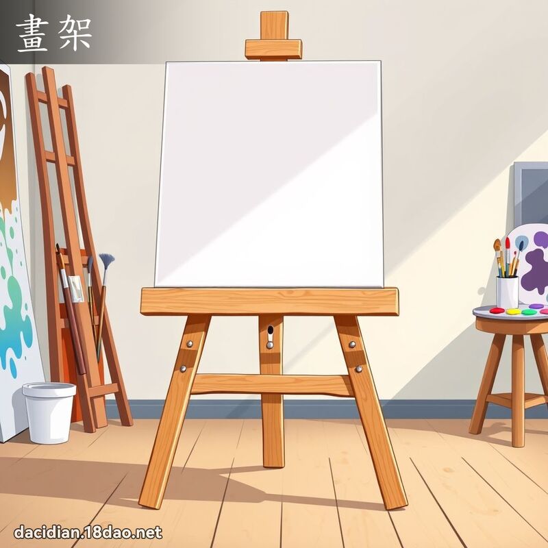 畫架 - 國語大辭典配圖