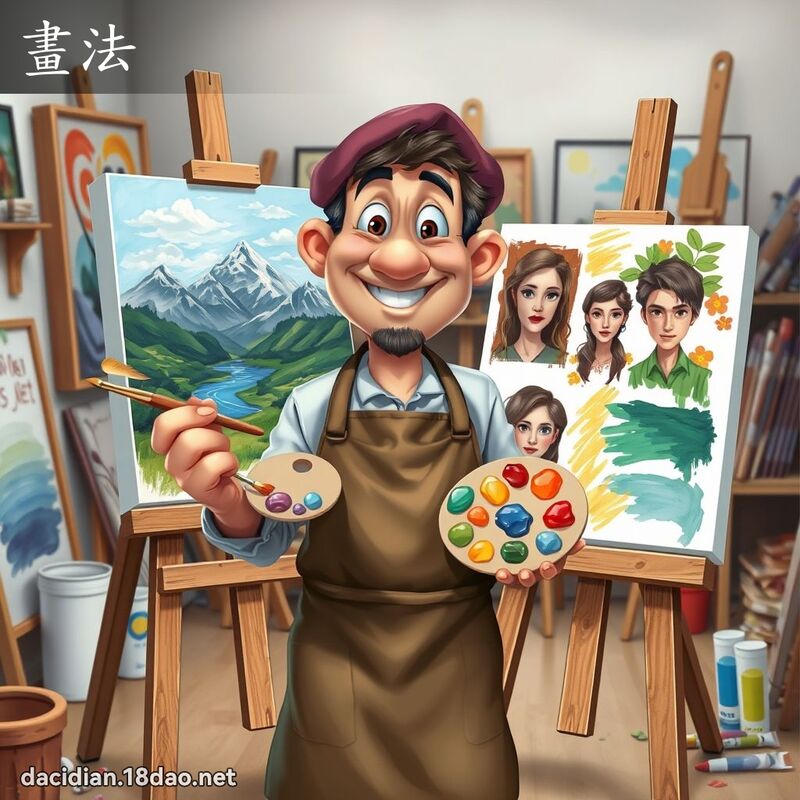 畫法 - 國語大辭典配圖