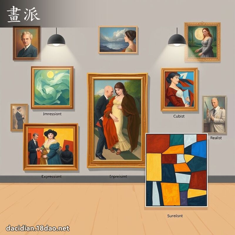 畫派 - 國語大辭典配圖