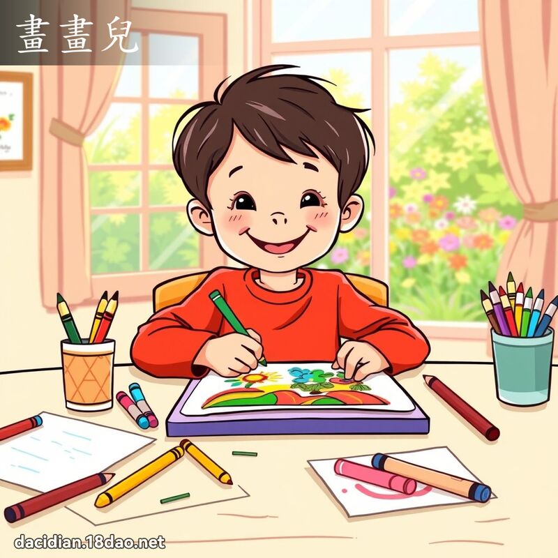 画画儿 - 国语大辞典配图