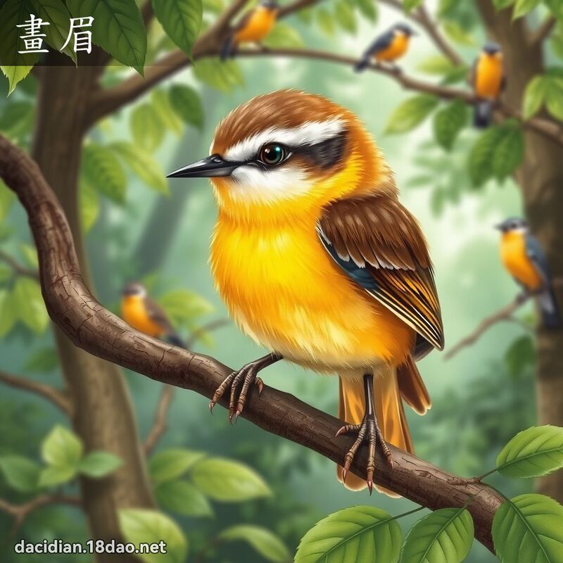 畫眉 - 國語大辭典配圖