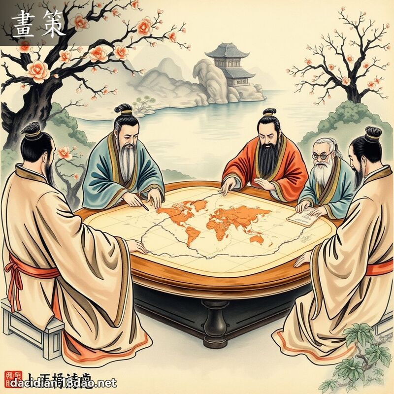 画策 - 国语大辞典配图