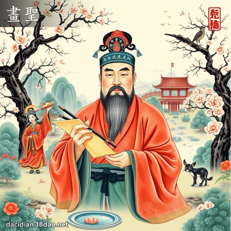 画圣 - 国语大辞典配图