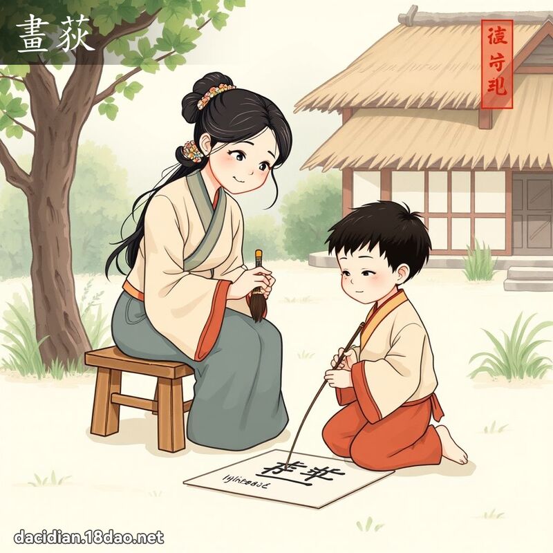 画荻 - 国语大辞典配图