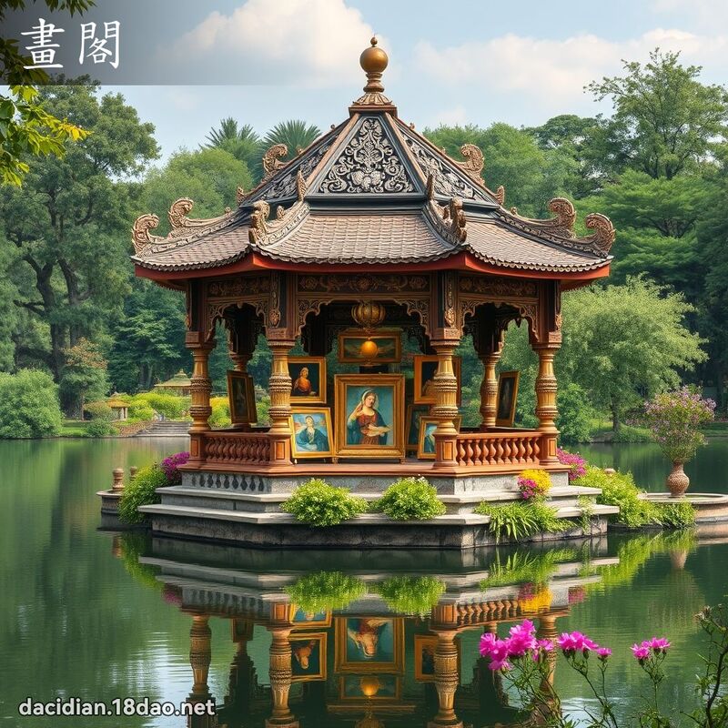 畫閣 - 國語大辭典配圖