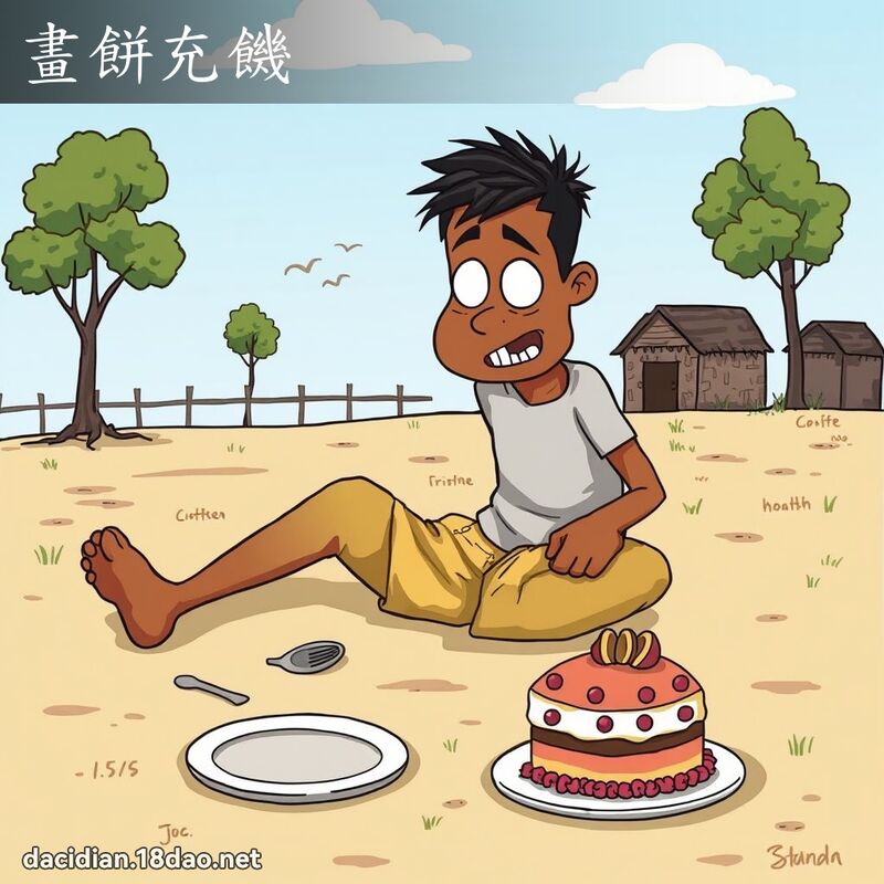 畫餅充饑 - 國語大辭典配圖