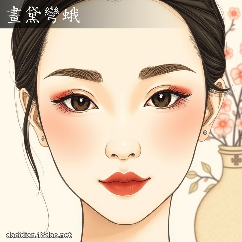 画黛弯蛾 - 国语大辞典配图