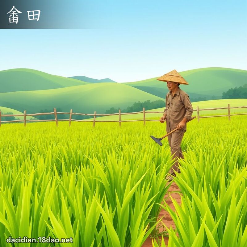 畬田 - 國語大辭典配圖