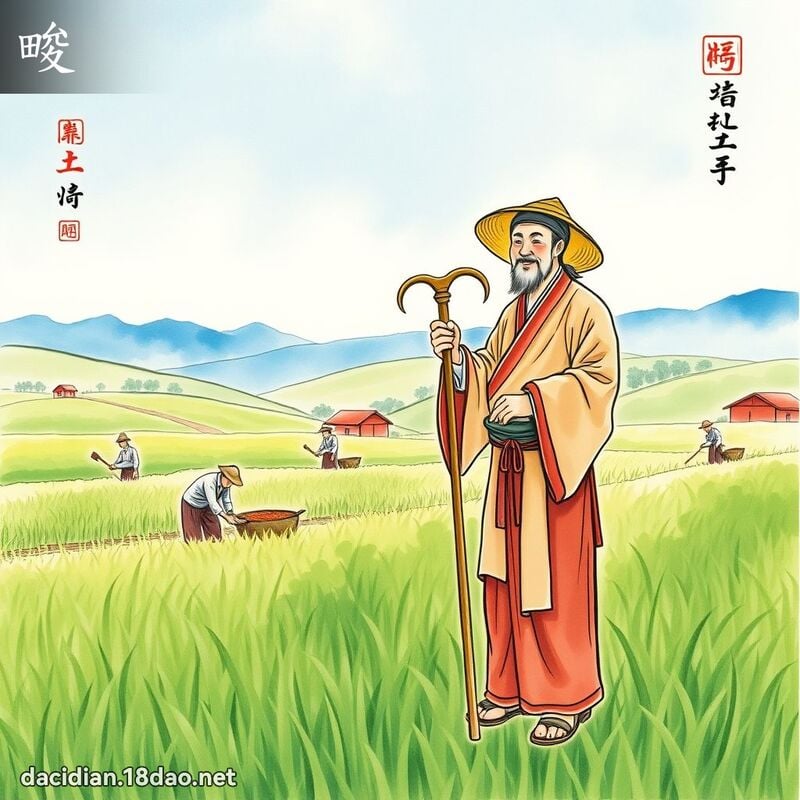畯 - 國語大辭典配圖