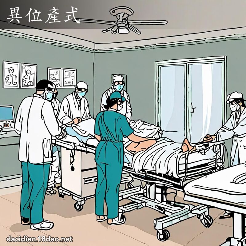 異位產式 - 國語大辭典配圖