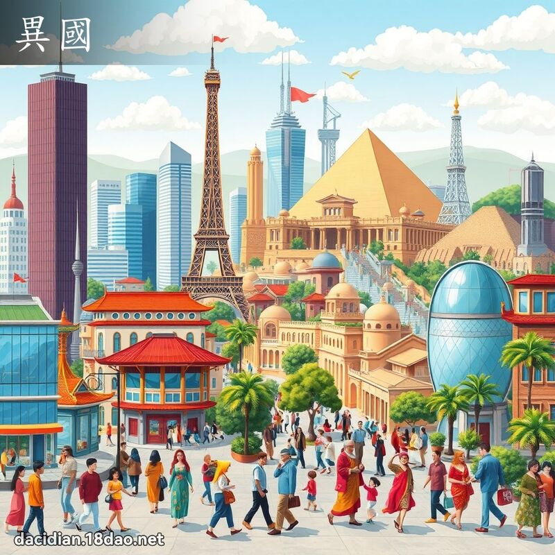 异国 - 国语大辞典配图