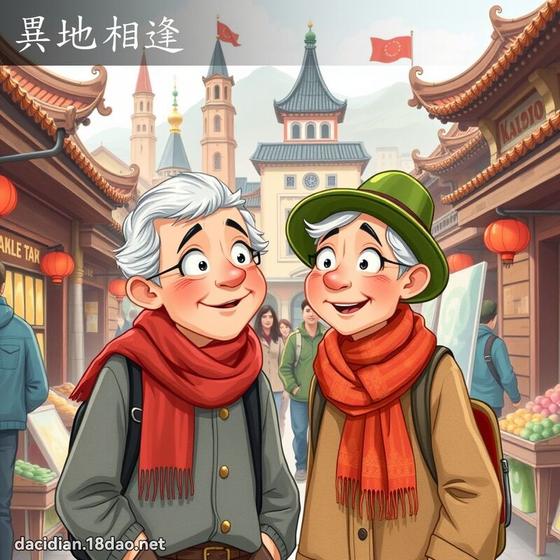 異地相逢 - 國語大辭典配圖