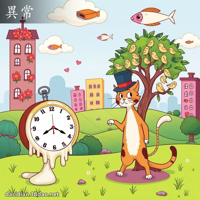 异常 - 国语大辞典配图
