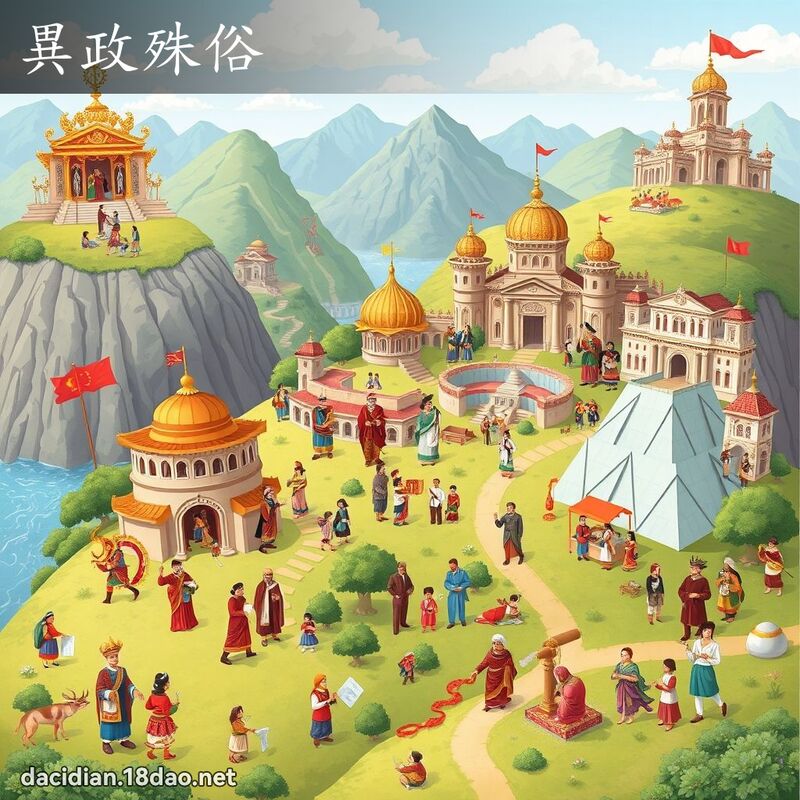 異政殊俗 - 國語大辭典配圖