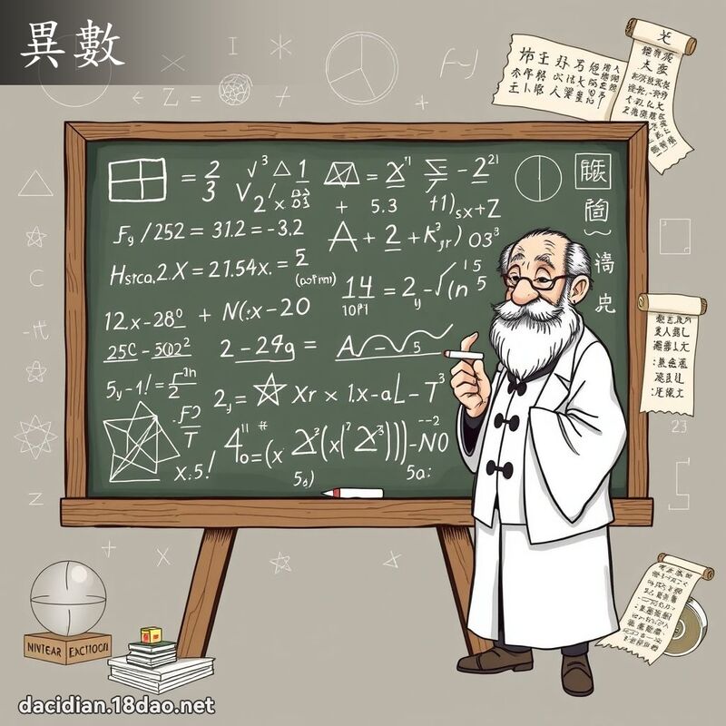 異數 - 國語大辭典配圖